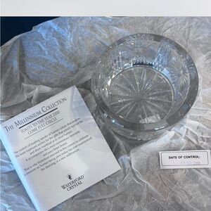 Waterford Crystal Millennium Collection Starburst champagne coaster